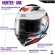 Capacete Moto Esportivo Fechado Texx Hunter Ark C/ Aerofólio Spoiler Masculino Feminino Lançamento - Branco Vermelho Azul