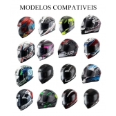 Kit Reparo Capacete 967 New Race P/ Fixação Da Viseira Original