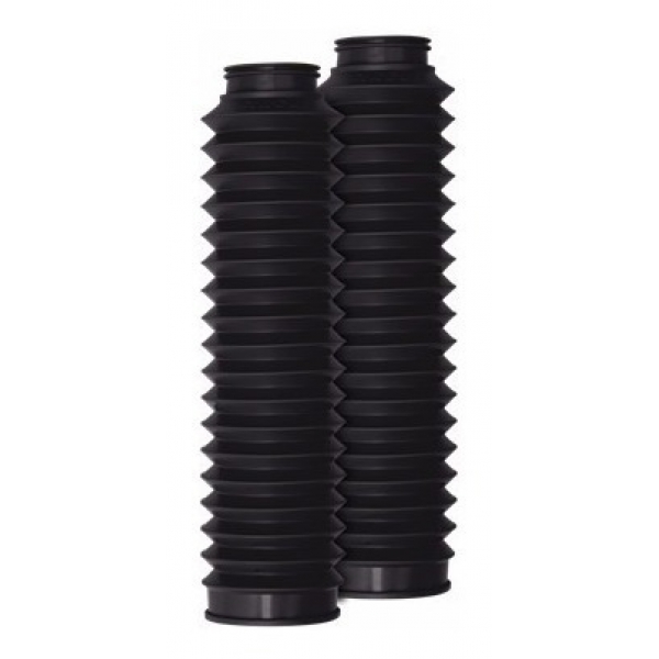Sanfona Protetor Bengala Moto Nxr Bros 125 150 Até 2008 Xlr 125 Xtz 125 Xls 125 18 Dente Preta