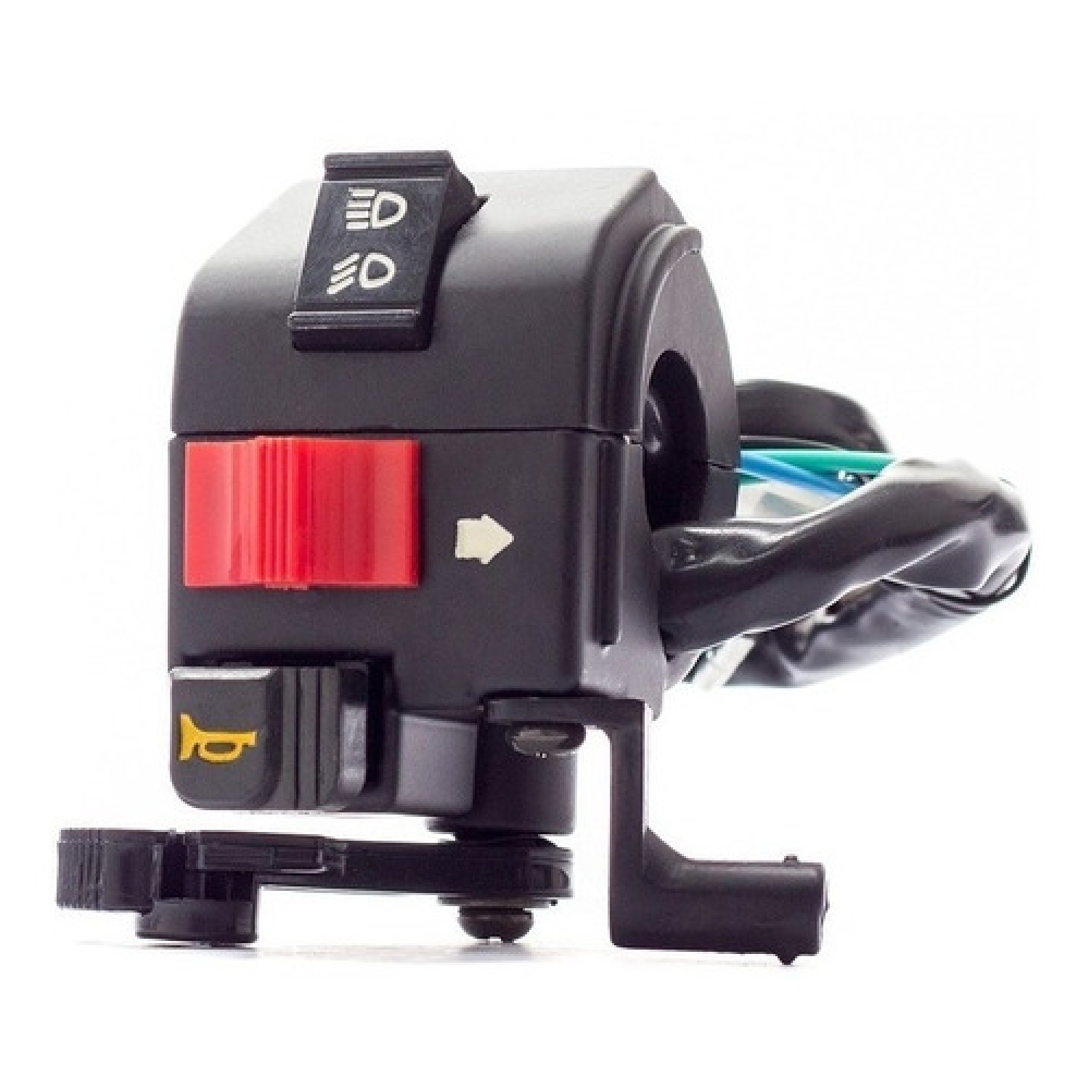 Interruptor Chave Luz Pisca Buzina Moto C 100 Dream Esquerdo