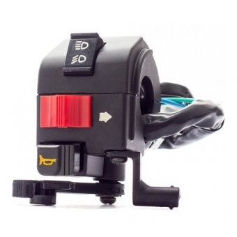 Interruptor Chave Luz Pisca Buzina Moto C 100 Dream Esquerdo