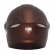 Capacete Moto Aberto Feminino Masculino Joy 23 San Marino By Taurus Biz Marrom C/ Acabamento Interno Couro - Marrom
