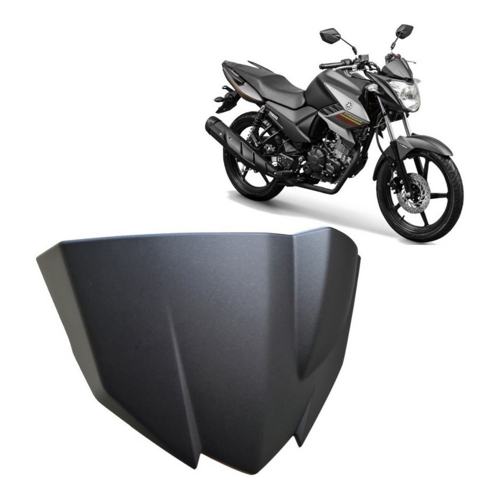 Carenagem Superior Farol Capa Painel Fazer 150 2014 2015 2016 2017 2018 2019 2020 2021 2022 Mod Original Preto Fosco