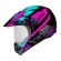 Capacete Moto Feminino Esportivo Ebf Super Motard Action Preto Rosa Cross Trilha C/ Selo Inmetro - Rosa