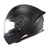 Capacete Moto Esportivo Texx Hunter Ark Preto Fosco C/ Aerofólio Spoiler Masculino Feminino