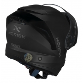 Capacete Moto Robocop Escamoteável Norisk Force 2 Preto Fosco Articulado C/ Óculos E Selo Inmetro - Preto Cinza Fosco