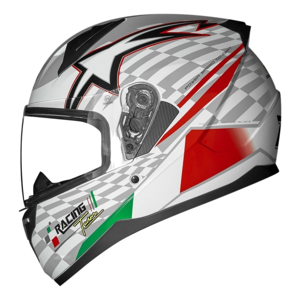 Capacete Fechado Moto Race Tech Sector Grid Grand Prix Bandeira Italy Itália Lançamento
