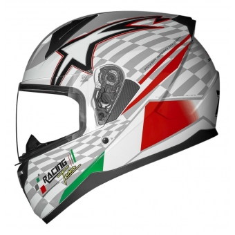 Capacete Fechado Moto Race Tech Sector Grid Grand Prix Bandeira Italy Itália Lançamento