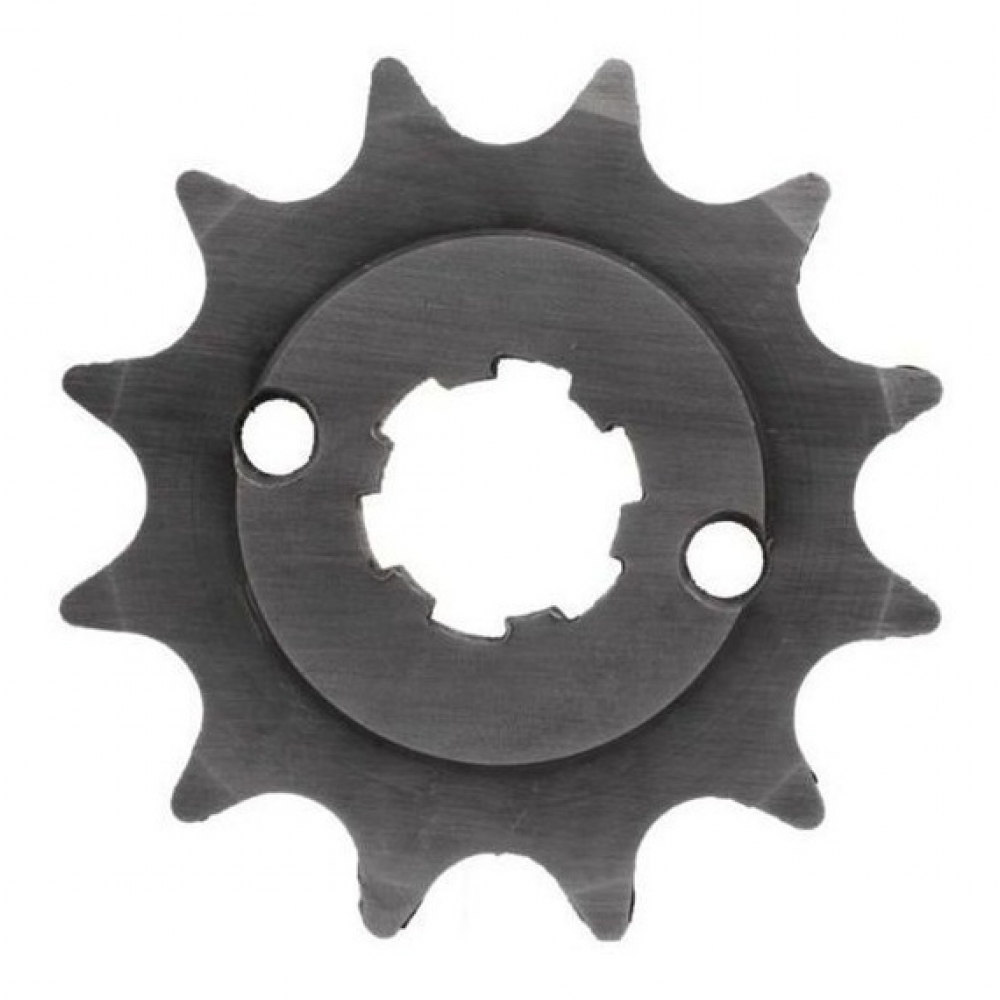 Pinhão Pião Moto Trilha Crf 230 Xr 200 Cbx 200 Pião 12 Dentes + Força - Preto