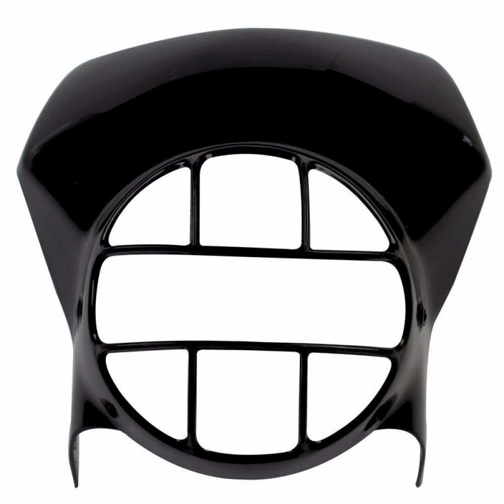 Carenagem Mascara Farol Honda Xls 125 Xlx 250 Xl 250r  Preta Mod Original - Preta
